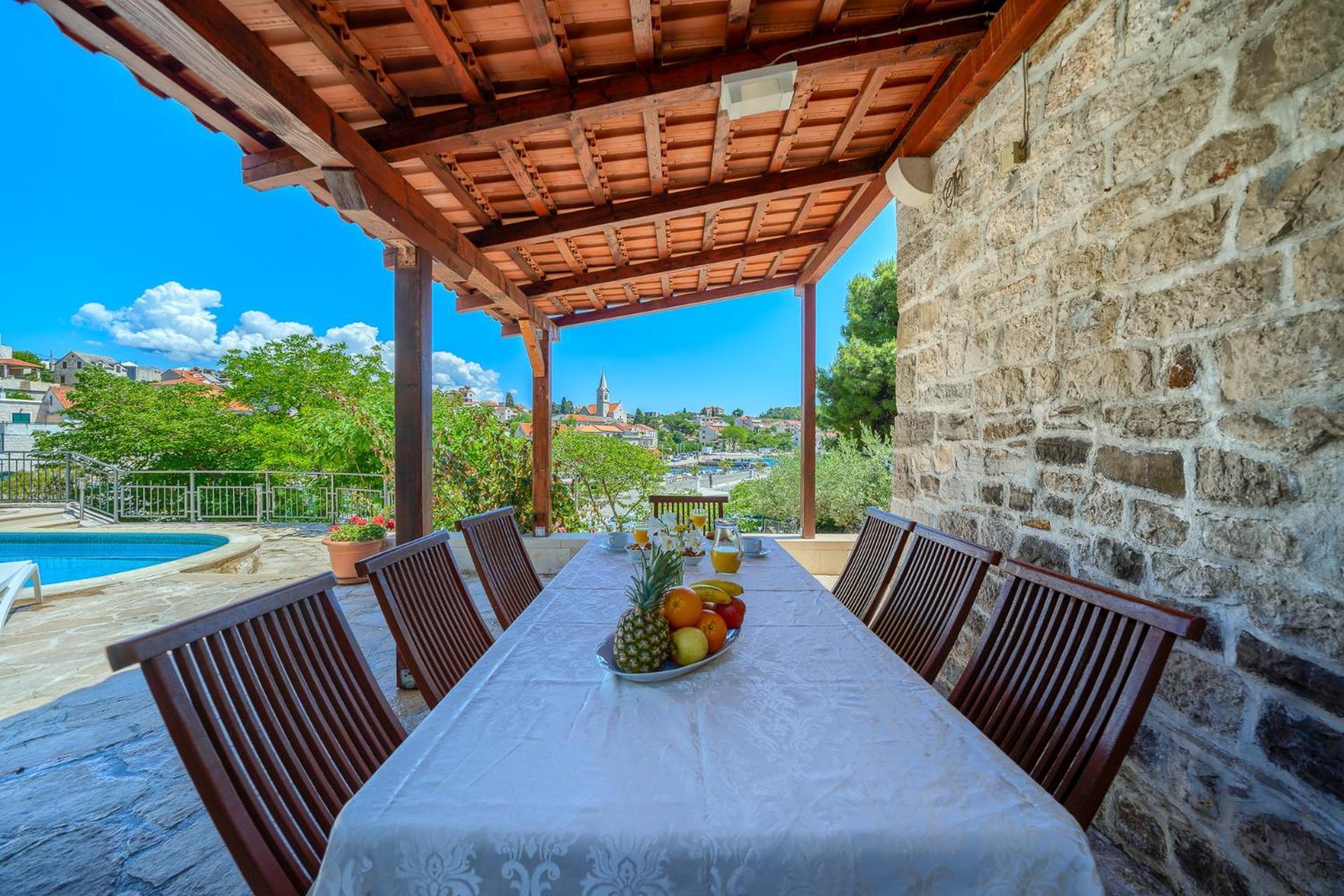 Villa Bonaca Perfect Location For A Holiday With Friends Or Family, Heated Pool Sumartin Exterior photo